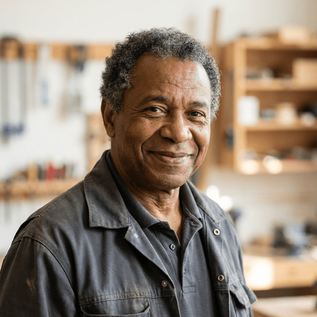 James Okafor, facilities supervisor, in a commercial building